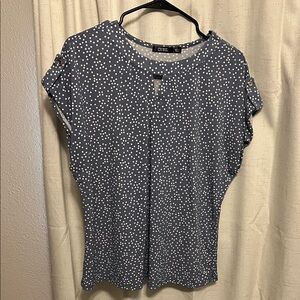 Navy Polka Dot Blouse by CURE